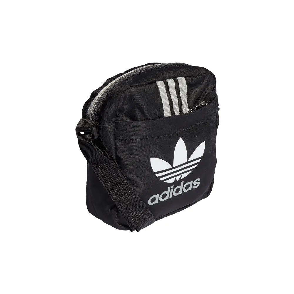 adidas 3 Stripe Adicolor Festival Bag - Black