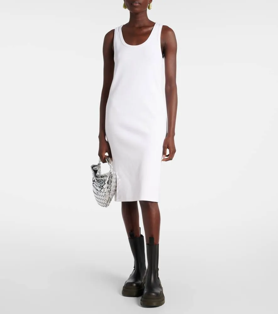 Bottega Veneta Cotton-blend jersey tank dress