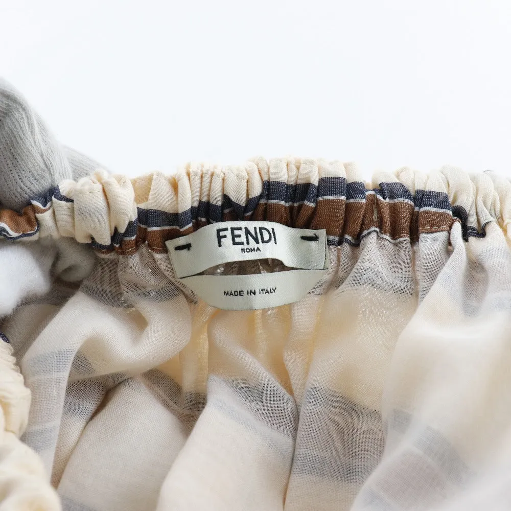 Fendi Cocktail Dress Beige Polyester