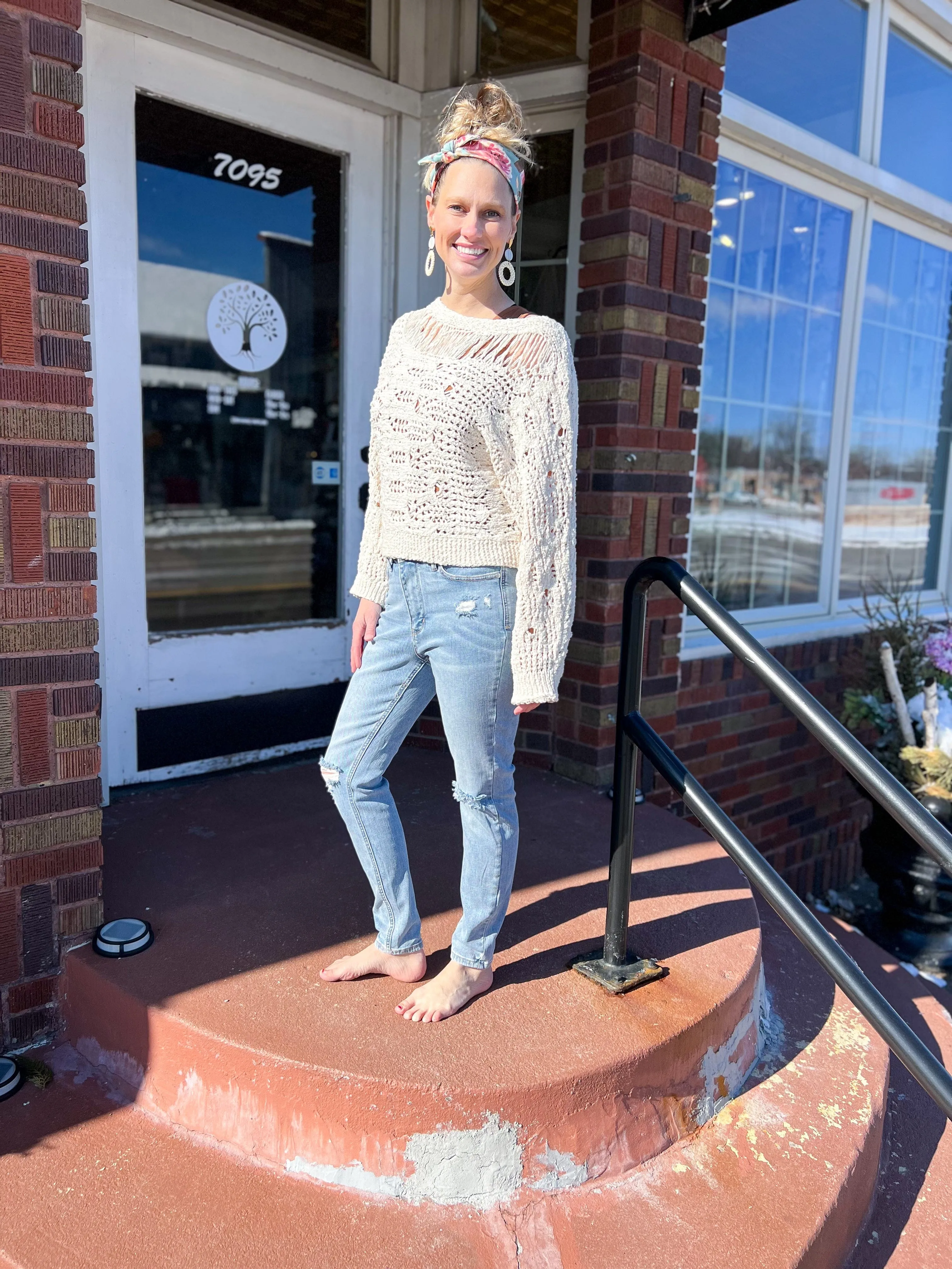 Judy Blue Distressed Tummy Control Skinny Jean