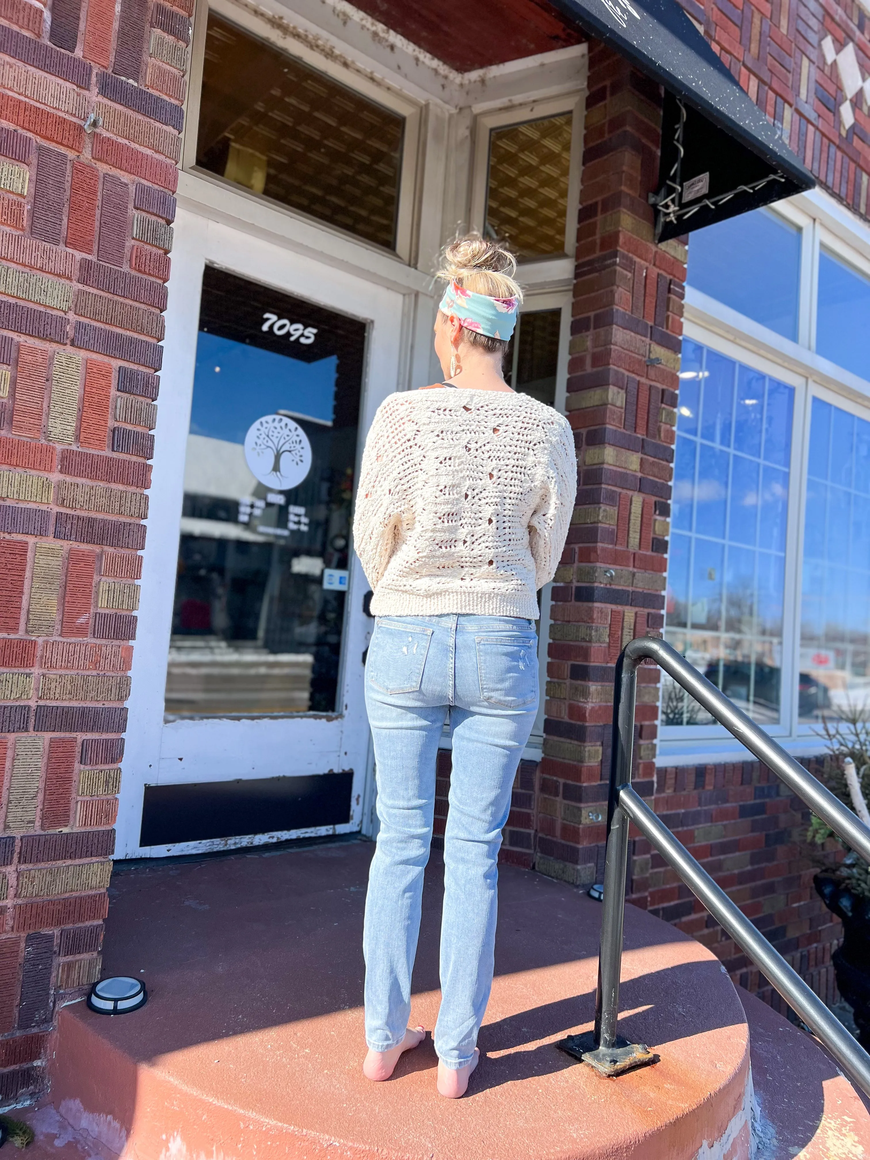 Judy Blue Distressed Tummy Control Skinny Jean
