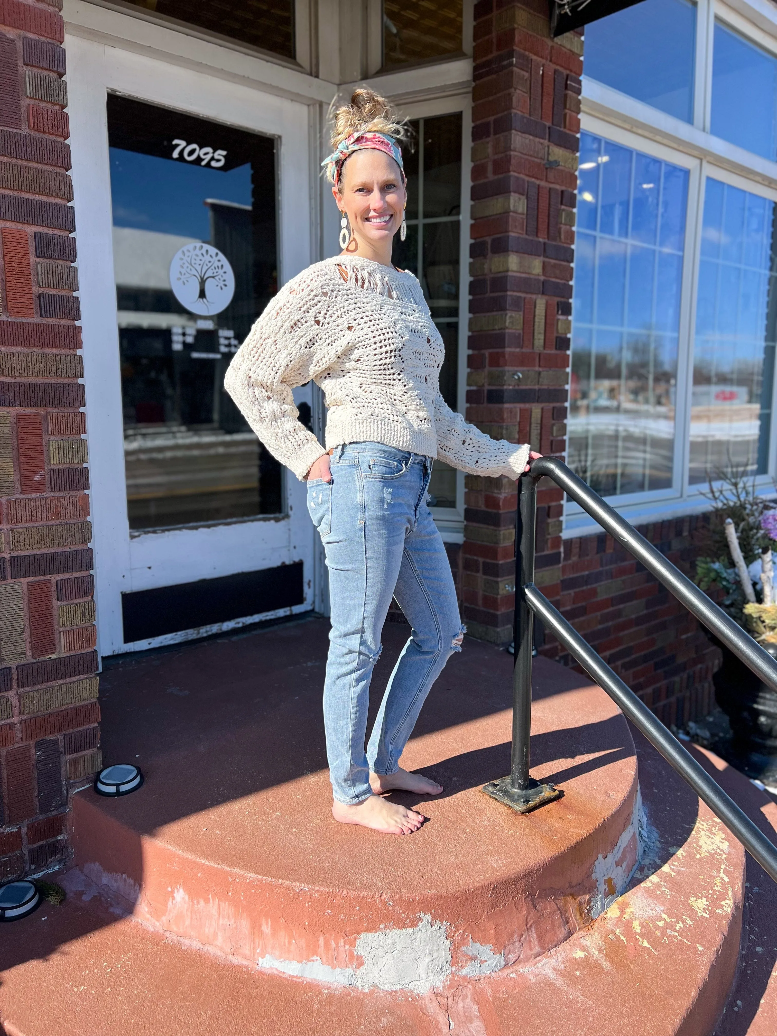 Judy Blue Distressed Tummy Control Skinny Jean
