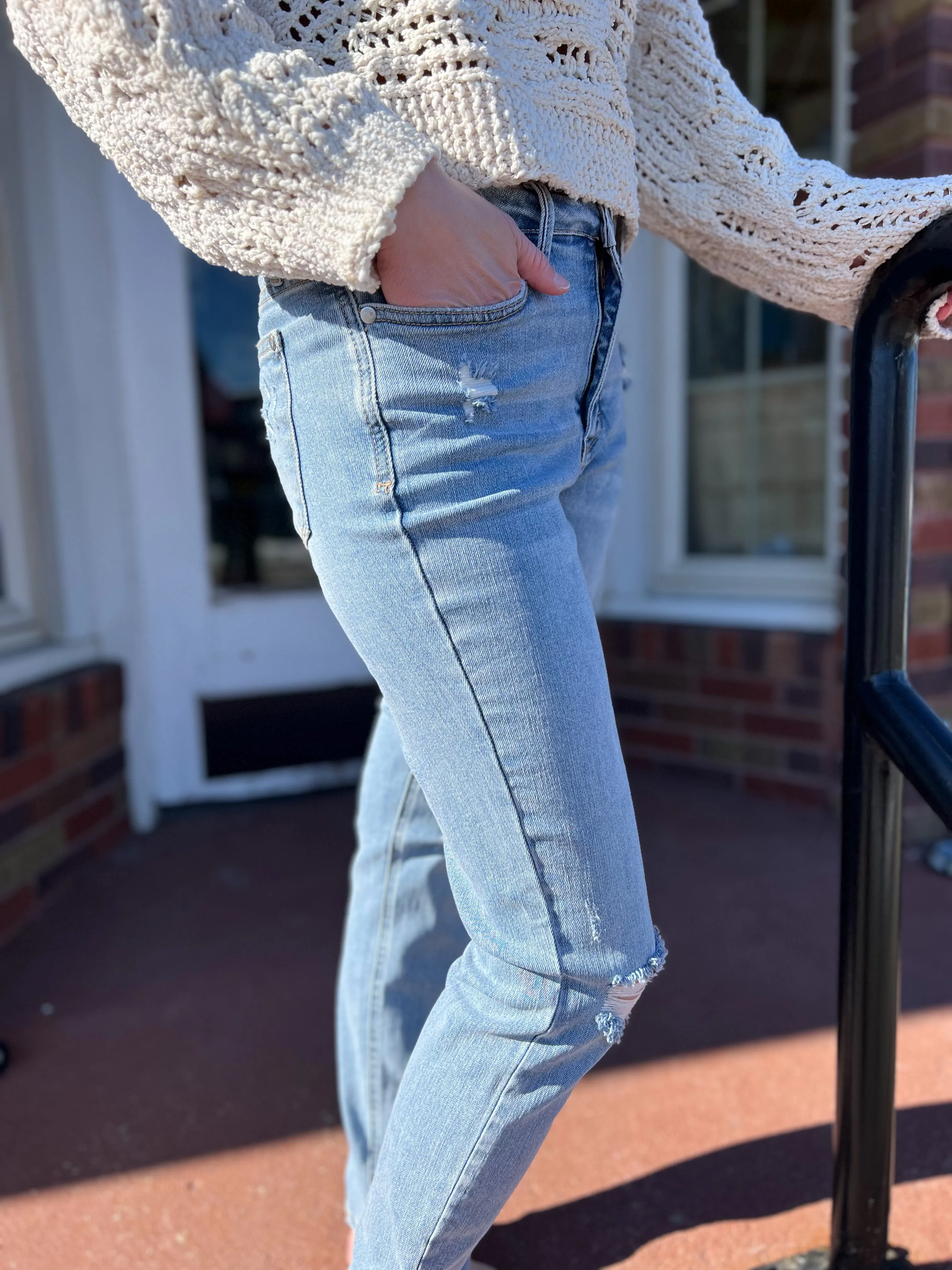 Judy Blue Distressed Tummy Control Skinny Jean